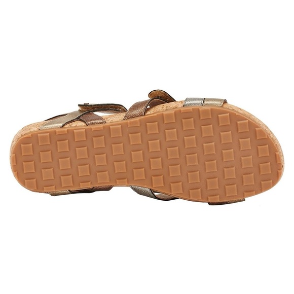 Ros Hommerson Pool Women's Sandal Metallic Multileather Shoe US Size 10W - Picture 4 of 6